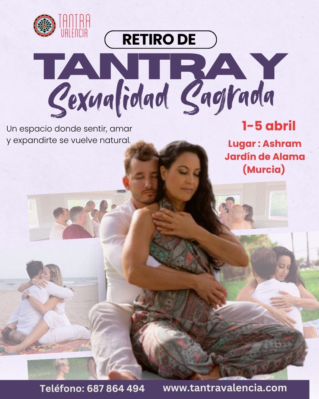 Retiro de tantra y sexualidad sagrada abril