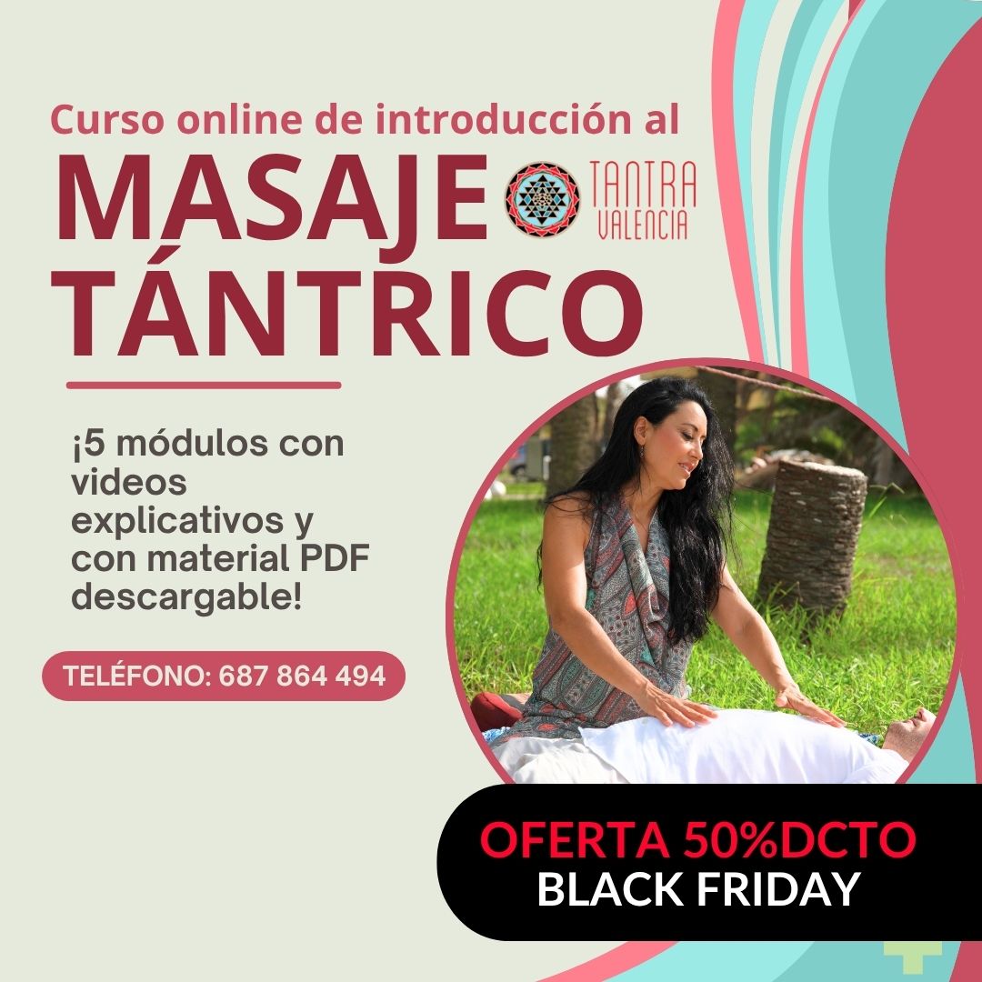 Cartel - Curso online de introducción al masaje tantrico GENERICO