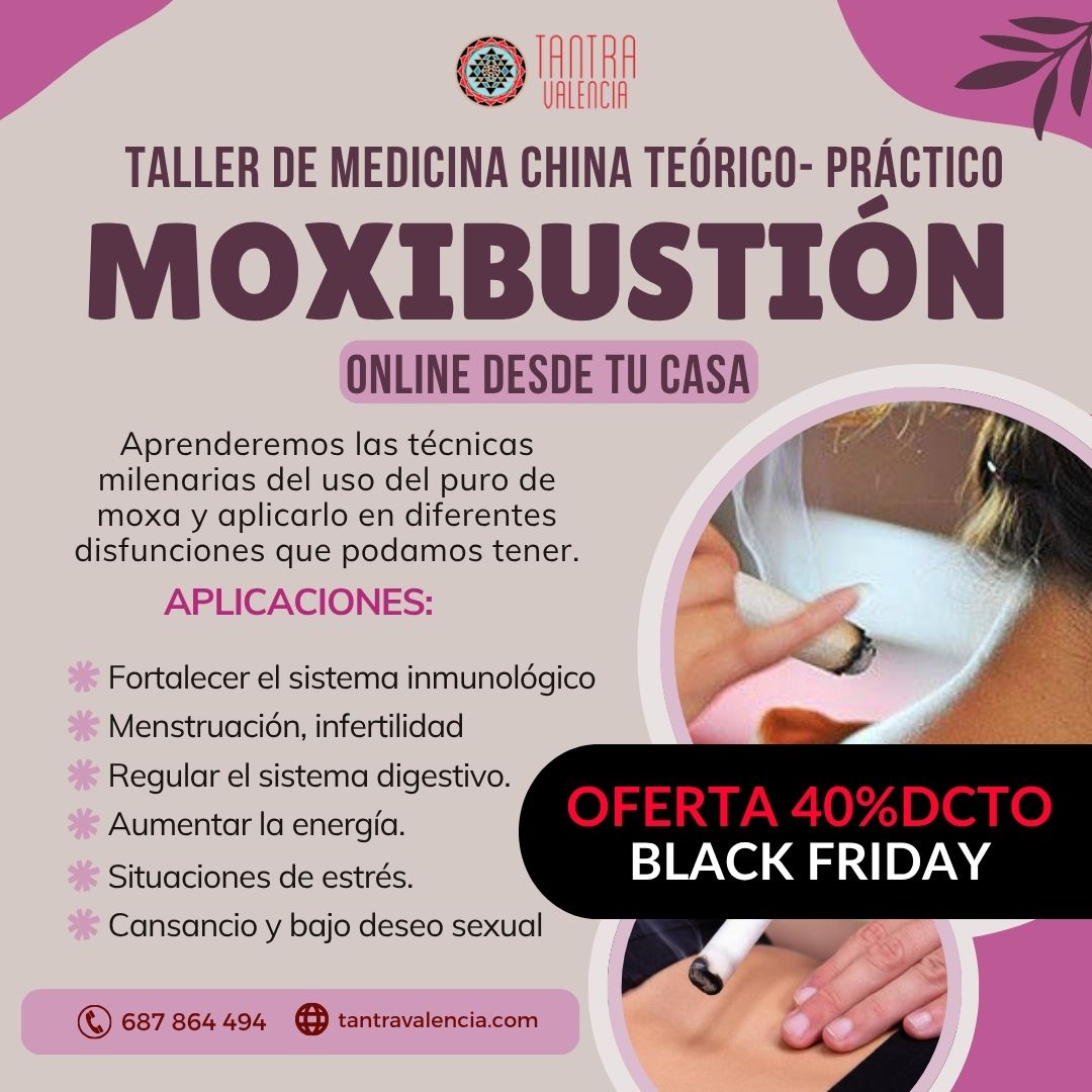 Cartel - Taller de Moxibustion CUADRADA blackfriday